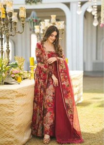 Anarkali Kurti With Dupatta &amp; Free Delivery