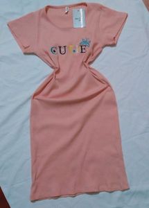 Baby Pink Aline Dress ✨