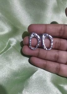 Honeycomb Silver Earrings