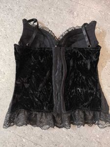 Lace Trim beaded detail Corset Top