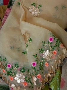 Shifon Golden Dupatta