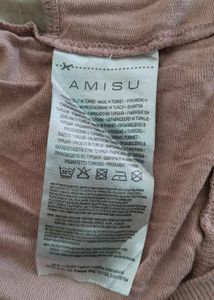 🌸 AMISU "Adobe Rose" Striped Knit Top 🌸