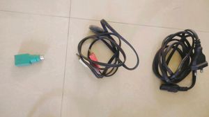 Computer Power Cords Monitor Connect Wire