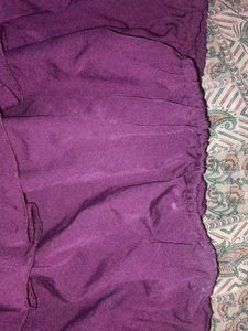 Purple Ruffle Top