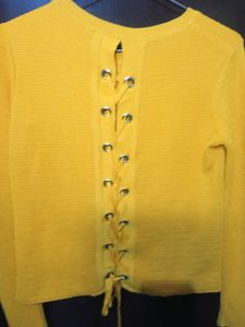 Mustard Yellow Crop Top