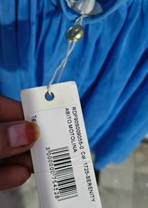 Blue Halter Dress