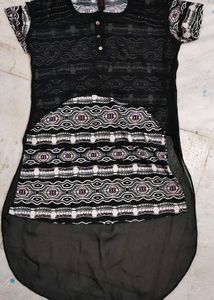 Stylish Black Tunic Top