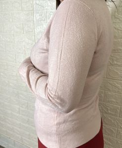 Baby Pink Knitted Sweater