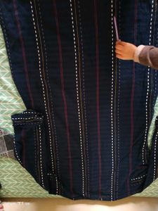 Libas Navy Blue Thread Work Xxl Kurta