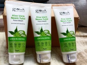 3 Piece Aloe Vera Neem Tulsi Face Wash