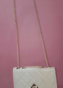 Flap Leather Sling Bag