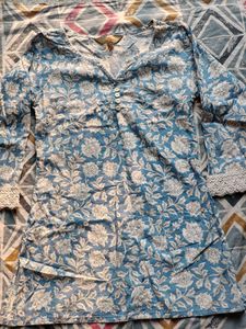 Floral Print Kurta