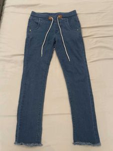 Girls' Denim-Look Jeggings