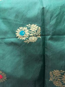 Royal Green Banarasi Kurta Set