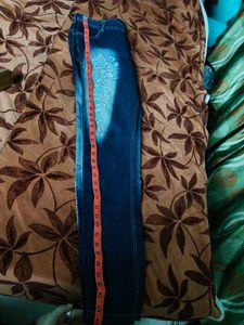 Embroidered Denim Jeans