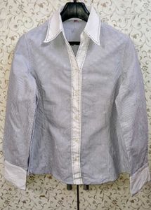 Givo Self Design Embroided Office Shirt