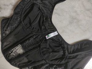 Black Lace Corset Top