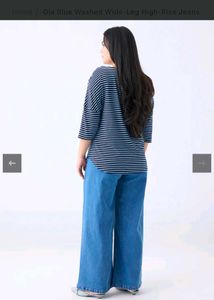 Wide-Leg High-Rise Jeans