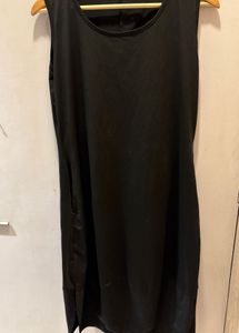 Elegant Imported Black Midi Dress