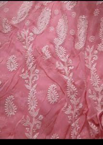 Cickenkari Pure Georgette Saree