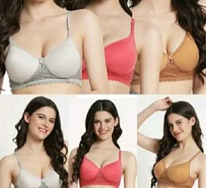 Bra &amp; Panty 1 Set  With Scrub Combo