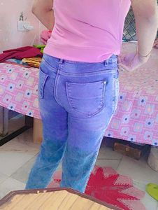 Combo: Two-Tone Wash Jeans