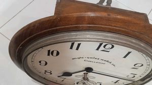 Vintage Anglo-Swiss Wall Clock