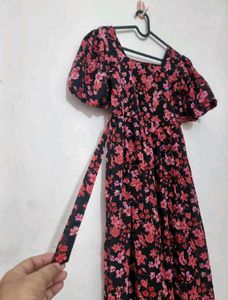 Floral Print Maxi Dress