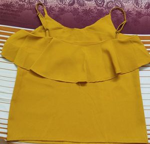 Frill Crop Top