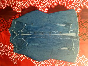 Denim Shirt Top