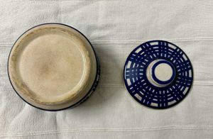 Blue &amp; White Ceramic Dish