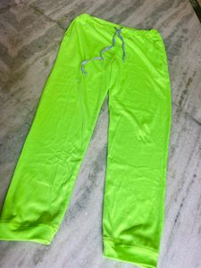 neon comfortable track pants