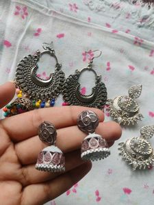 10 Oxidised Earrings