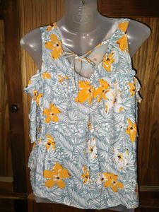 Floral Cold Shoulder Top