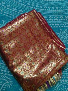Elegant Maroon saree