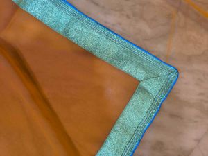 Formal Orange Saree.