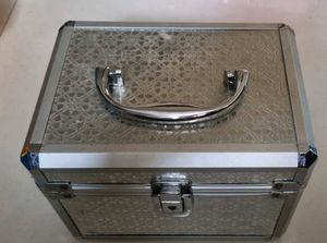 Vintage Silver Cosmetic Case