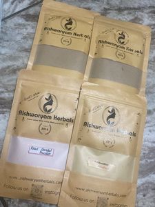 Set Of 4 Herbal Face Packs