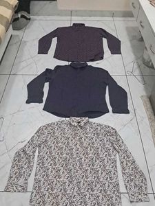 Men's Long Sleeve Shirt Bundle Combo 3 SmHirts