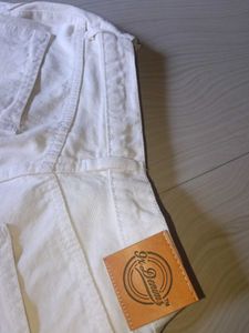 White Cargo Pants