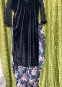 Dhoti Salwar &amp; Velvet Top