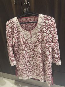 Embroidered Tunic Top