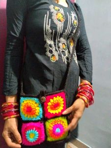 Crochet Sling Bag