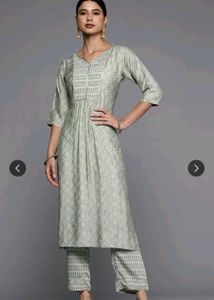 Elegant Green Printed Kurta