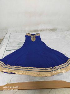 Elegant Blue &amp; Gold Kurta