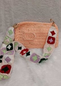 Crochet Mobile Sling Bag For Women And Girls 💫❤️