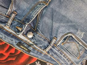 Blue Skinny Distressed Women Jeans