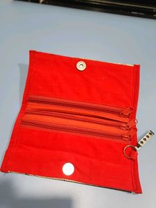 Embroidered Clutch Bag