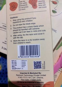 Combo Of 4Packets Sanfe 5in1 Touch Up Face Razor