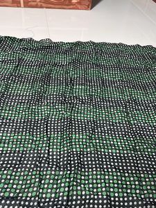 Green Printed Square Scarf